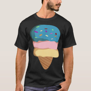 Ice Cream Cone  Ice Cream For Girls & Women T-Shirt