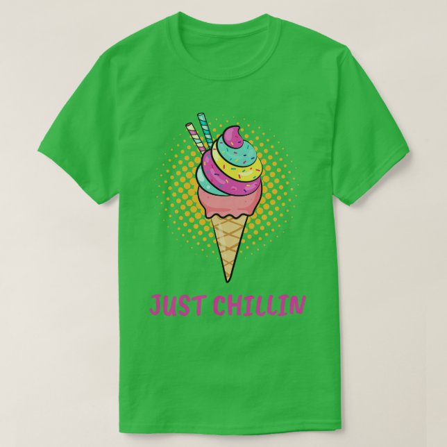 Ice Cream Cone Just T-Shirt (Design Front)