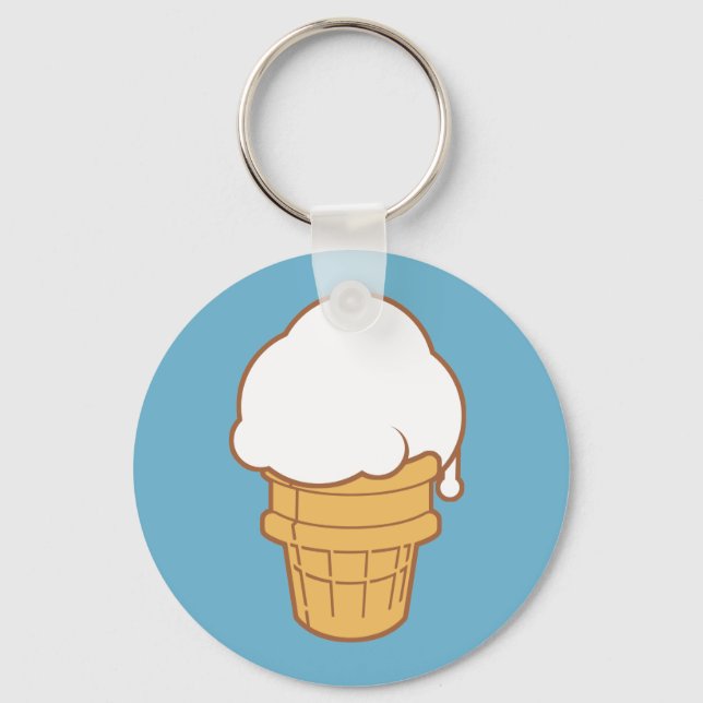 Ice Cream Cone Key Ring (Front)