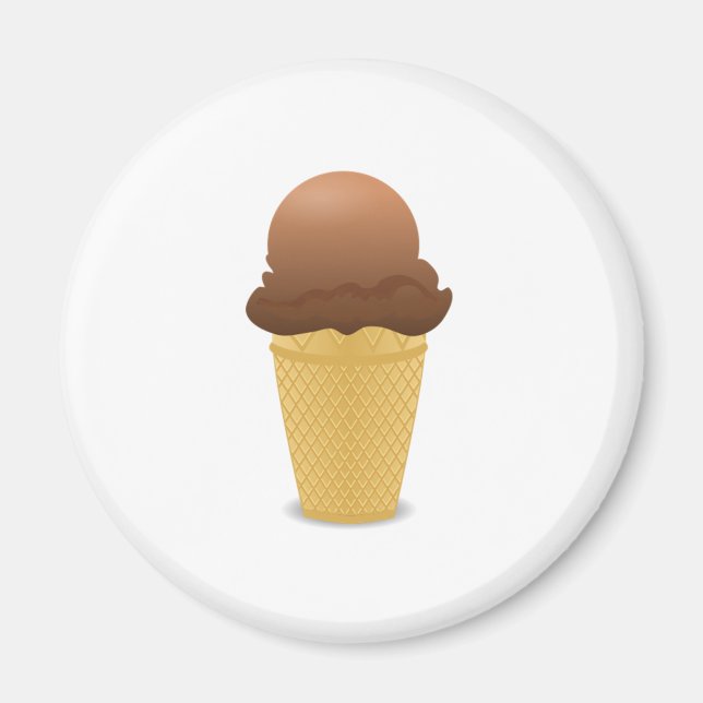 Ice Cream Cone Magnet (Front)