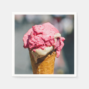 Ice Cream Cone paper napkins