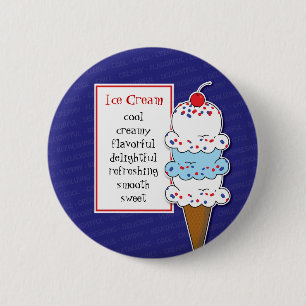 Ice Cream Cone Pin