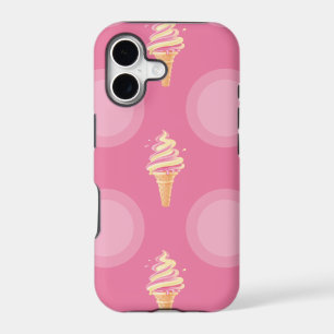 ice cream cone pink