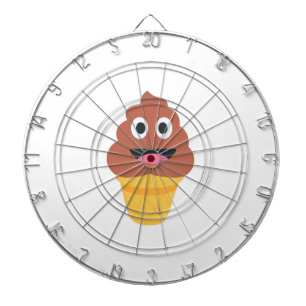 ice cream cone poo emoji dartboard