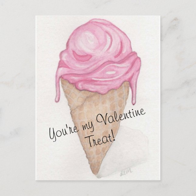Ice Cream Cone Postcard (Front)