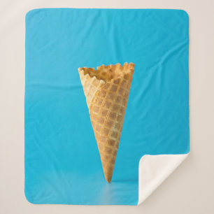 Ice cream cone sherpa blanket
