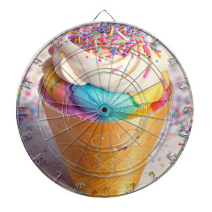 Ice Cream Cone Sprinkles Dartboard