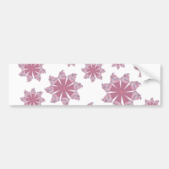 Ice Cream Cone Swirls Bumper Sticker (Front)