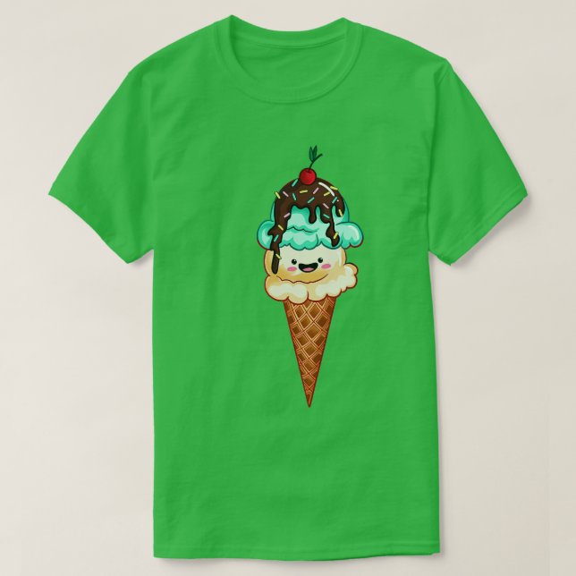 Ice Cream Cone T-Shirt (Design Front)