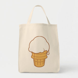 Ice Cream Cone Tote Bag