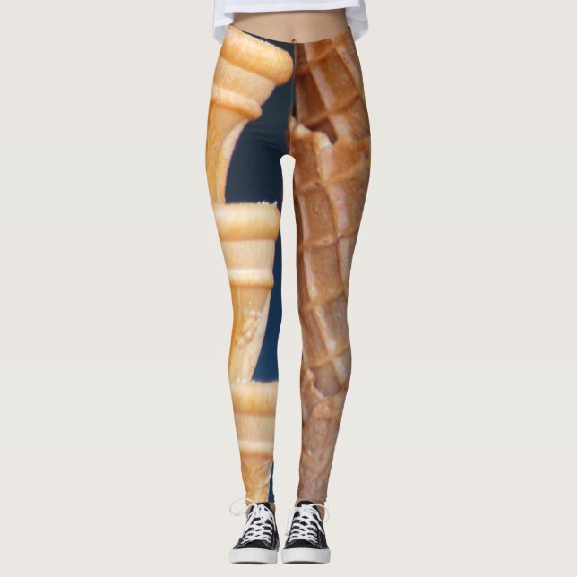 Ice-cream cones designed Leggings (Front)