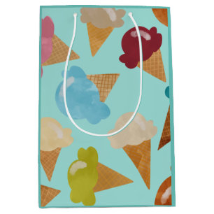 Ice Cream Cones for Days Medium Gift Bag