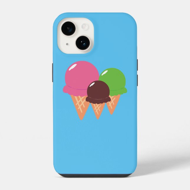 Ice Cream Cones iPhone Case (Back)
