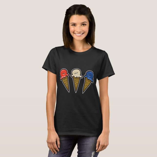 Ice Cream Cones No. 1 T-Shirt (Front Full)