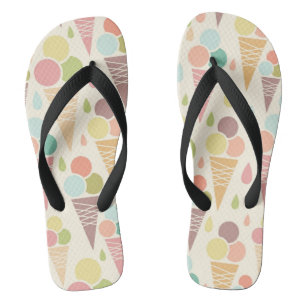 Ice cream cones pattern jandals