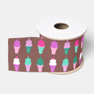 Ice cream cones ribbon grosgrain ribbon