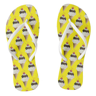 ice cream cones with sprinkles jandals