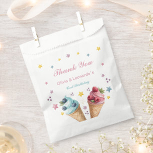 Ice Cream Cool Birthday Party Favour Bags