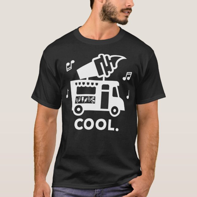 Ice Cream Cool Truck shirt  (Front)
