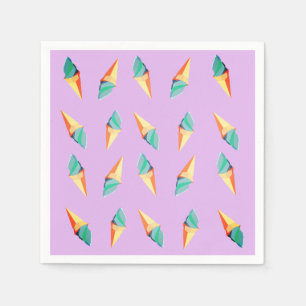 Ice cream coones paper napkins