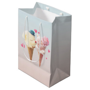 Ice Cream Couple – Love at First Lick Medium Gift Bag