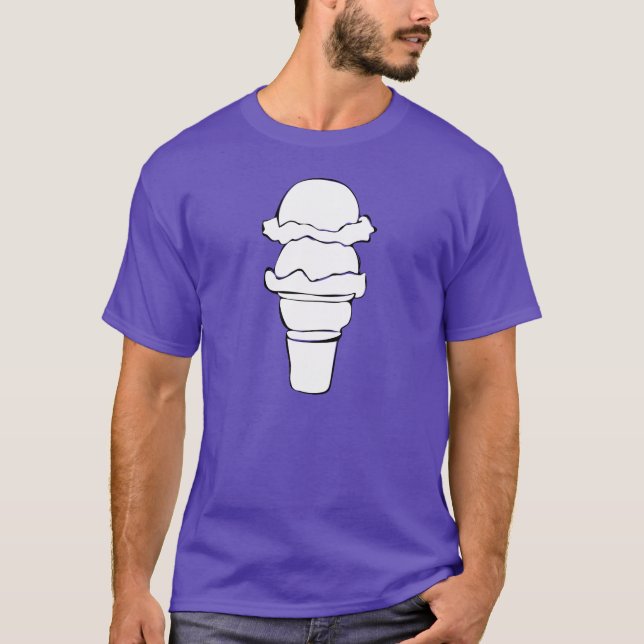ice cream curls T-Shirt (Front)