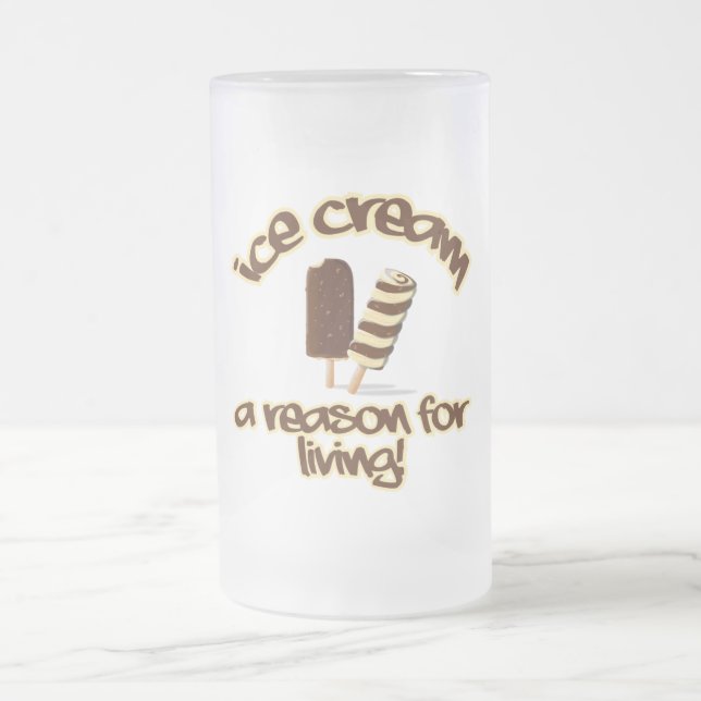 Ice Cream custom mug - choose style & colour (Center)