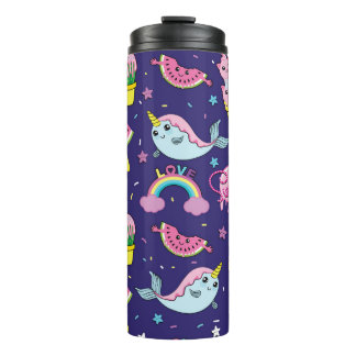 Ice Cream: Cute Seamless Thermal Tumbler