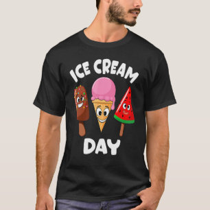 Ice Cream Day Summer Party Ice Cream Maker Kids To T-Shirt