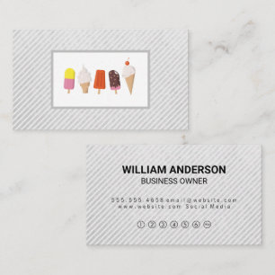 Ice Cream Desserts Loyalty Card
