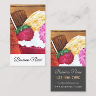 Ice Cream Dream Business Card