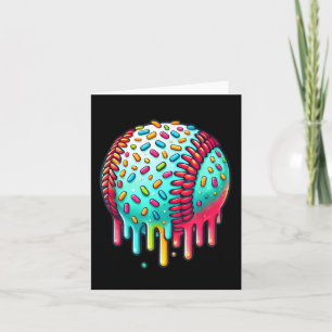 Ice Cream Drip Baseball Stuff Baseball Drip For Bo Card