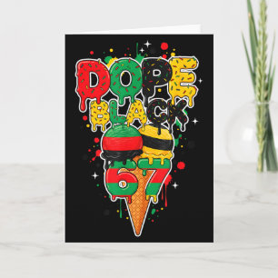 Ice Cream Drip Six Seven Meme 6 7 Black History Mo Card