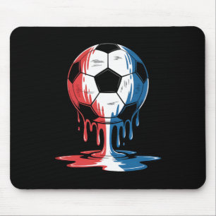 Ice Cream Drip Soccer 4th Of July Boys Kids Footby Mouse Pad