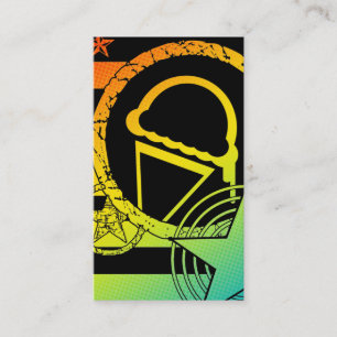 ice cream dripz punch card