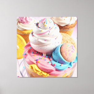 Ice Cream Eight Canvas Print