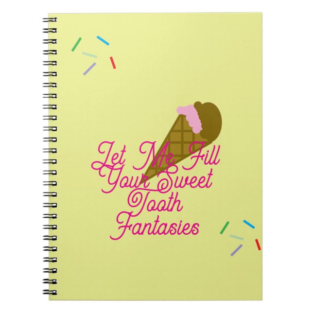 ICE CREAM FANTASY NOTEBOOK (Front)