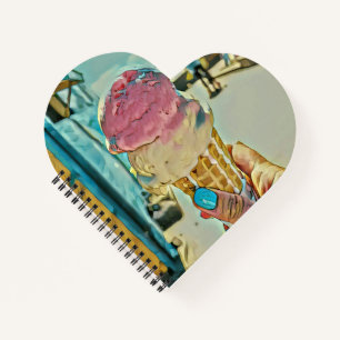 Ice cream flavour notebook