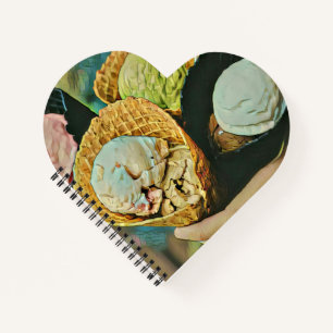 Ice cream flavour notebook