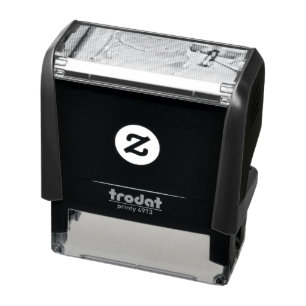 Ice cream flavour self-inking stamp
