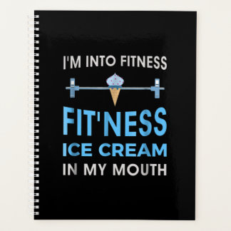 Ice Cream Foodie Ness Gym Gifts Men Women Planner