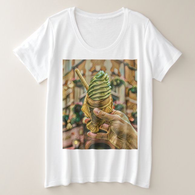 Ice cream for kids plus size T-Shirt (Design Front)