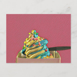 Ice cream for kids postcard