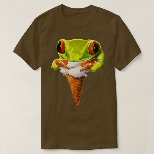 Ice Cream Frog T-Shirt (Design Front)