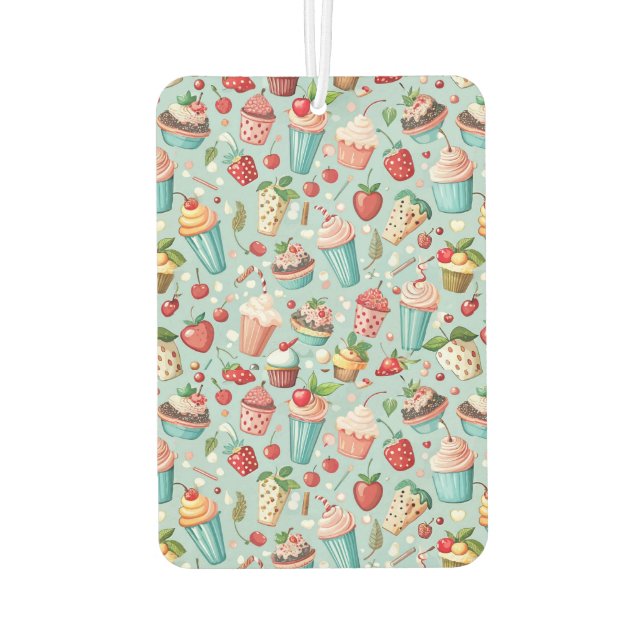 Ice Cream Fun Car Air Freshener (Back)