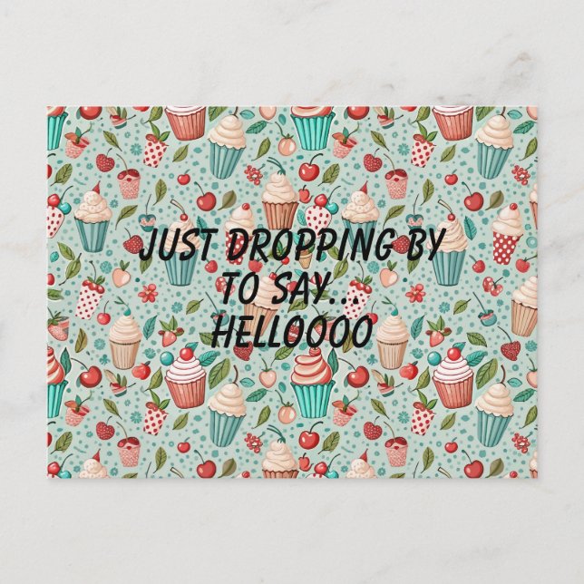 Ice Cream Fun Holiday Postcard (Front)
