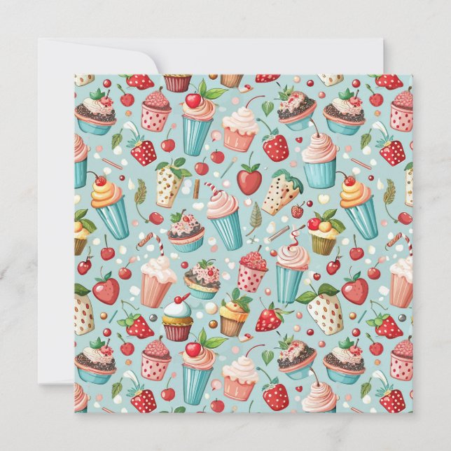 Ice Cream Fun Invitation (Front)