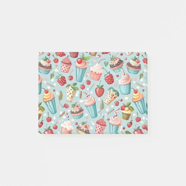 Ice Cream Fun Post-it Notes (Front)