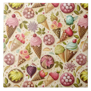 Ice Cream Fun Tile