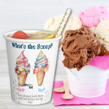Ice Cream Gender Reveal Party